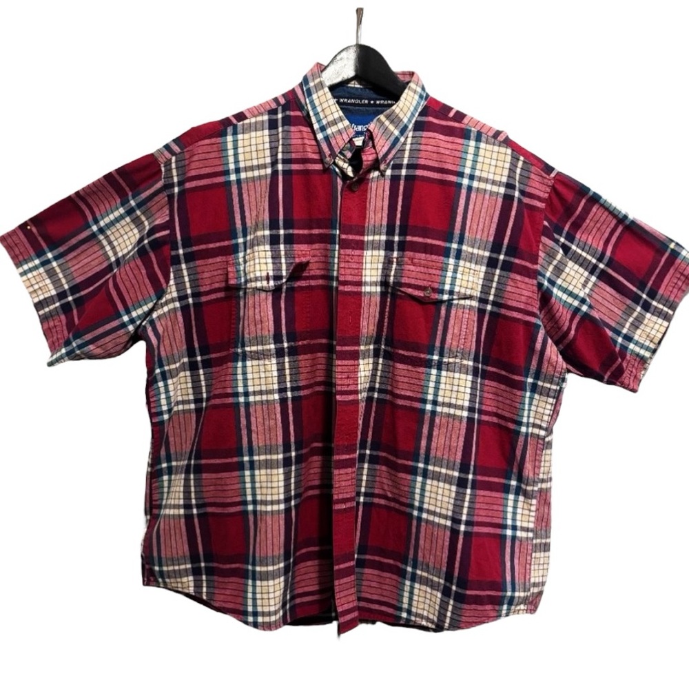 Wrangler Western short sleeve button down XXL 1A-0001